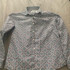 Top man dress shirt slim fit medium M mens